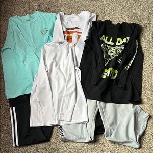 Lot of boys size medium 10/12 clothes